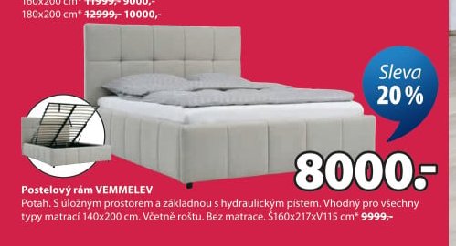 Postelový rám VEMMELEV