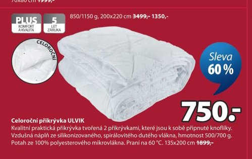 Celoroční přikrývka ULVIK