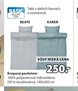Krepová povlečení