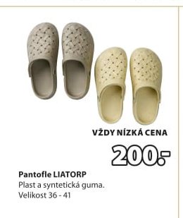 Pantofle LIATORP