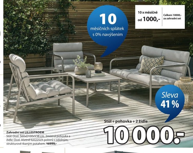 Zahradní set LILLESTROEM