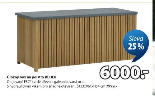 Úložný box na polstry BEDER