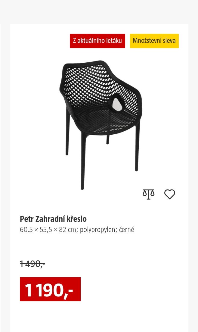 Petr Zahradní křeslo