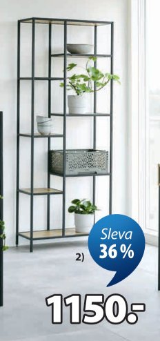 Regál 7 polic TRAPPEDAL