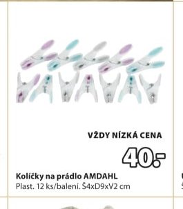 Kolíčky na prádlo AMDAHL