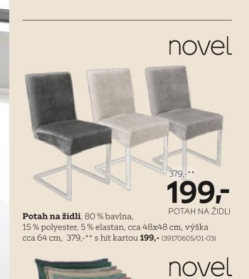 Potah na židli