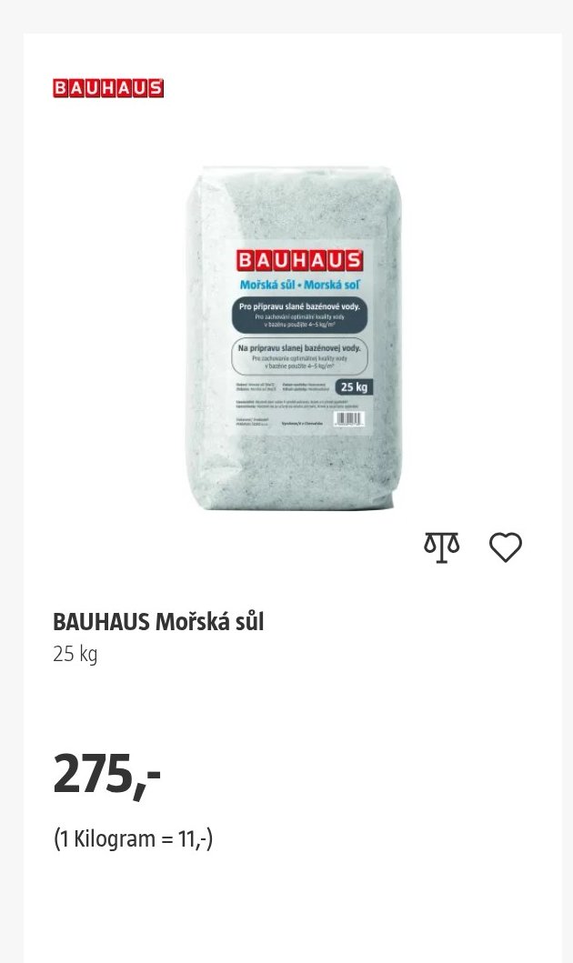 BAUHAUS Mořská sůl