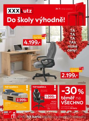 akční leták XXXLutz 27.7.2026-23.8.2026