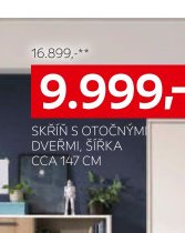 Skříň s otočnými dveřmi