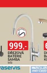 Dřezová baterie Samba bílá