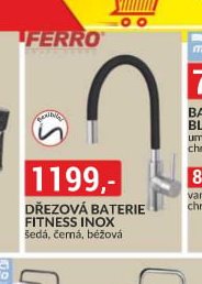 Dřezová baterie Fitness Inox
