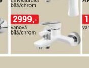 Baterie Tina vanová bílá/chrom