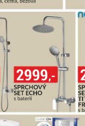 Sprchový set Echo s baterií