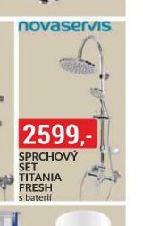Sprchový set Titania Fresh s baterií