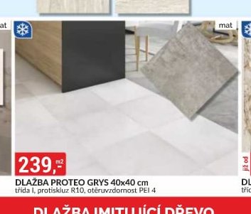 DLAŽBA PROTEO GRYS 40x40 cm