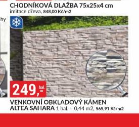 Venkovní obkladový kámen ALTEA SAHARA