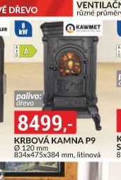 Krbová kamna P9