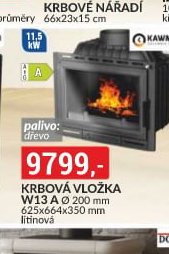 Krbová vložka W13 A