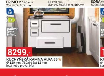 Kuchyňská kamna ALFA 55
