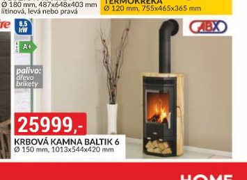 Krbová kamna BALTIK 6