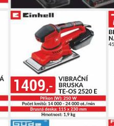 Einhell Vibrační bruska TE-OS 2520 E