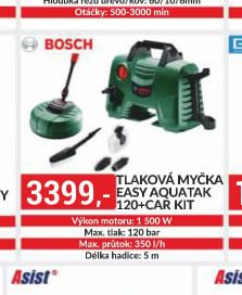 Bosch Tlaková myčka Easy Aquatak 120+Car kit