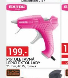Extol Lady Pistole tavná lepicí