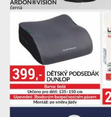 Dětský podsedák Dunlop