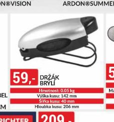 Držák brýlí