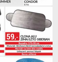 Clona Alu Zima/Léto Siberian