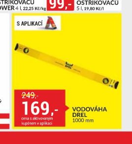 Vodováha Drel 1000 mm