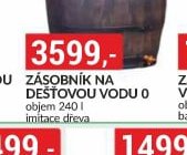 Zásobník na dešťovou vodu 240 l