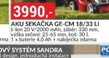 Aku sekačka GE-CM 18/33 Li