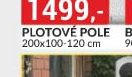 Plotové pole 200x100-120 cm