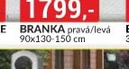 Branka pravá/levá 90x130-150 cm