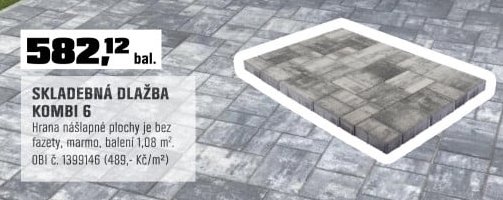 SKLADEBNÁ DLAŽBA KOMBI 6