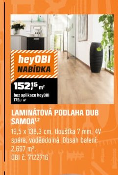 LAMINÁTOVÁ PODLAHA DUB SAMOA