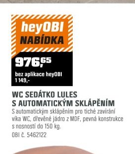 WC SEDÁTKO LULES S AUTOMATICKÝM SKLÁPĚNÍM