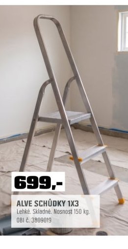 Alve schůdky 1x3