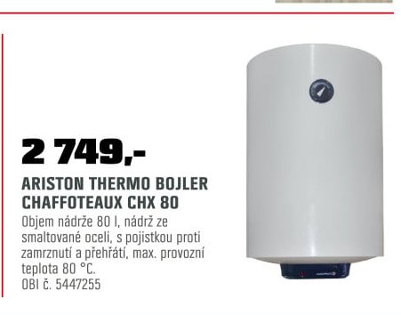 ARISTON THERMO BOJLER CHAFFOTEAUX CHX 80