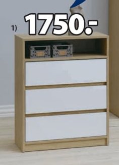 Komoda 3 zásuvky BILLUND