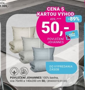 POVLEČENÍ JOHANNES