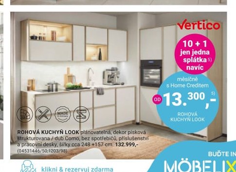 Rohová kuchyň LOOK