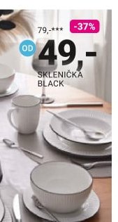 Sklenička Black
