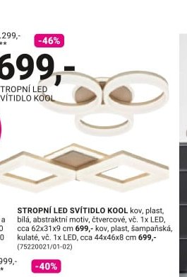 STROPNÍ LED SVÍTIDLO KOOL