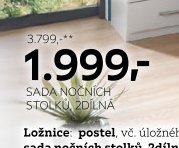 SADA NOČNÍCH STOLKŮ, 2DÍLNÁ