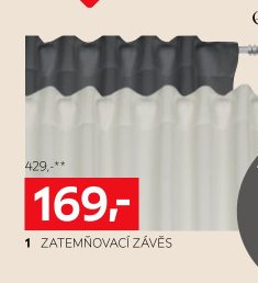 Zatemňovací závěs Blacky