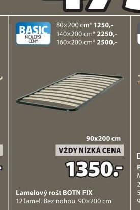 Lamelový rošt BOTN FIX