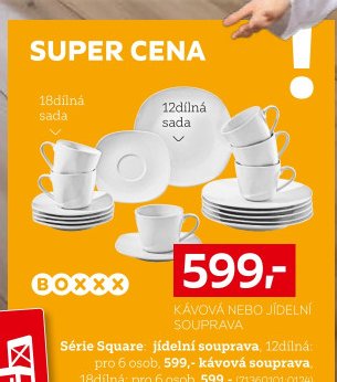 Série Square: jídelní souprava