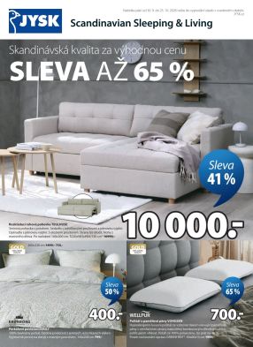 akční leták Jysk 30.9.2026-25.10.2026